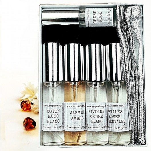 Sada pravých francouzských parfémů  /45 ml