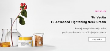 Sérum na oblast krku pro redukci vrásek s omlazujícím účinkem.